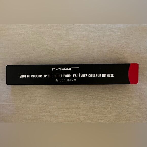 MAC Shot of Colour Lip Oil in 893 Completel Blasted. Full Size. New. - Picture 7 of 7
